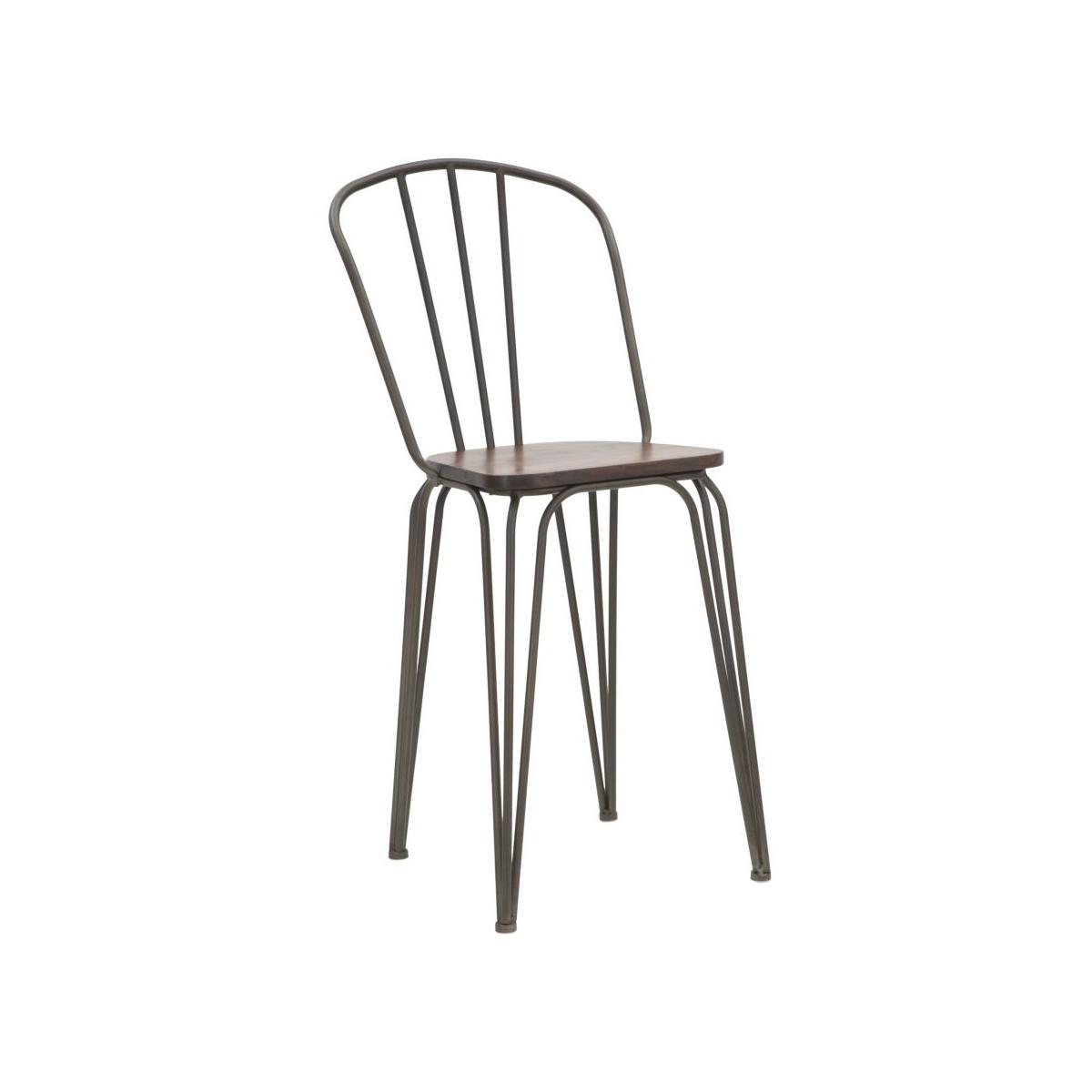 Sedia Bar Harlem 54x45x102 Set 2Pz Altezza Seduta cm.61 |Mauro Ferretti