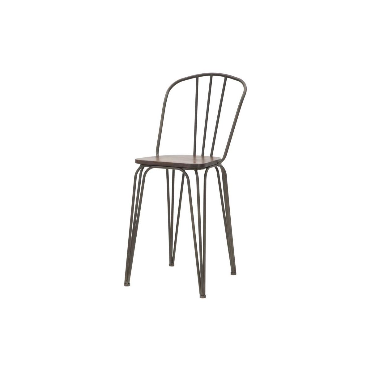 Sedia Bar Harlem 54x45x102 Set 2Pz Altezza Seduta cm.61 |Mauro Ferretti