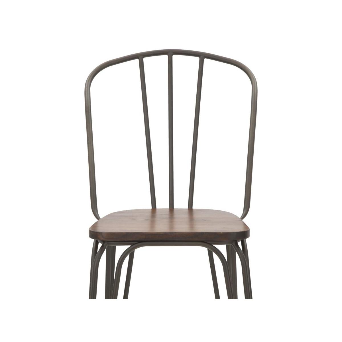 Sedia Bar Harlem 54x45x102 Set 2Pz Altezza Seduta cm.61 |Mauro Ferretti