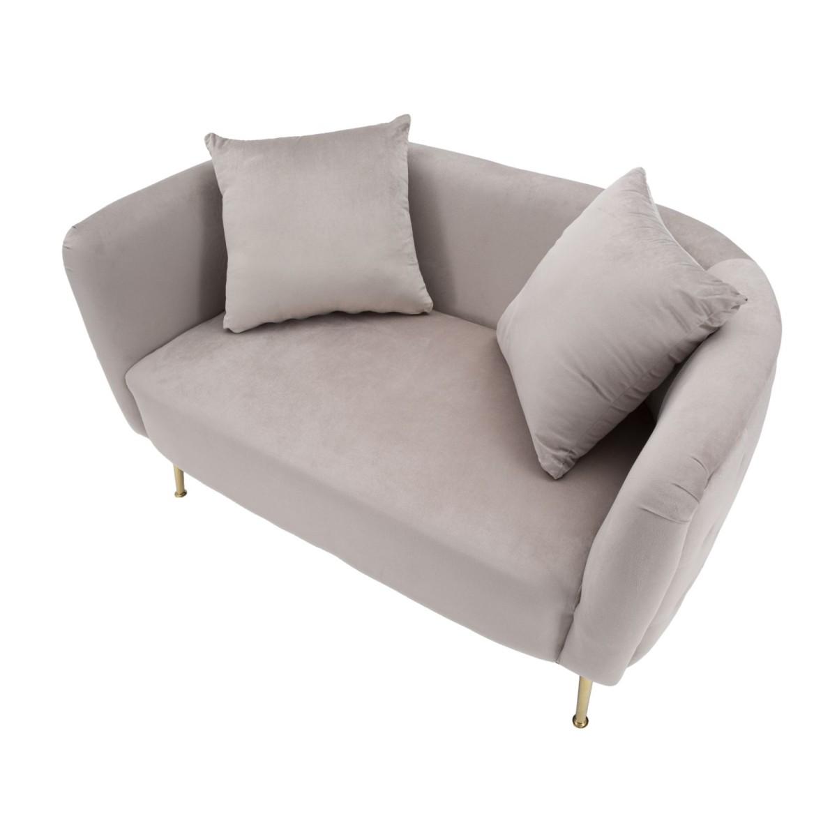 Divanetto Bucarest Grigio cm.127x74x73