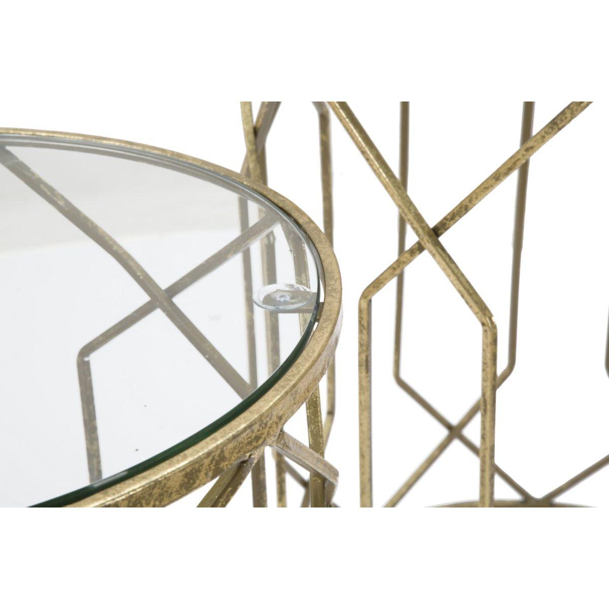 Tavolinetti Tunisi Coppia cm.Ø42x53-38x47 |Mauro Ferretti