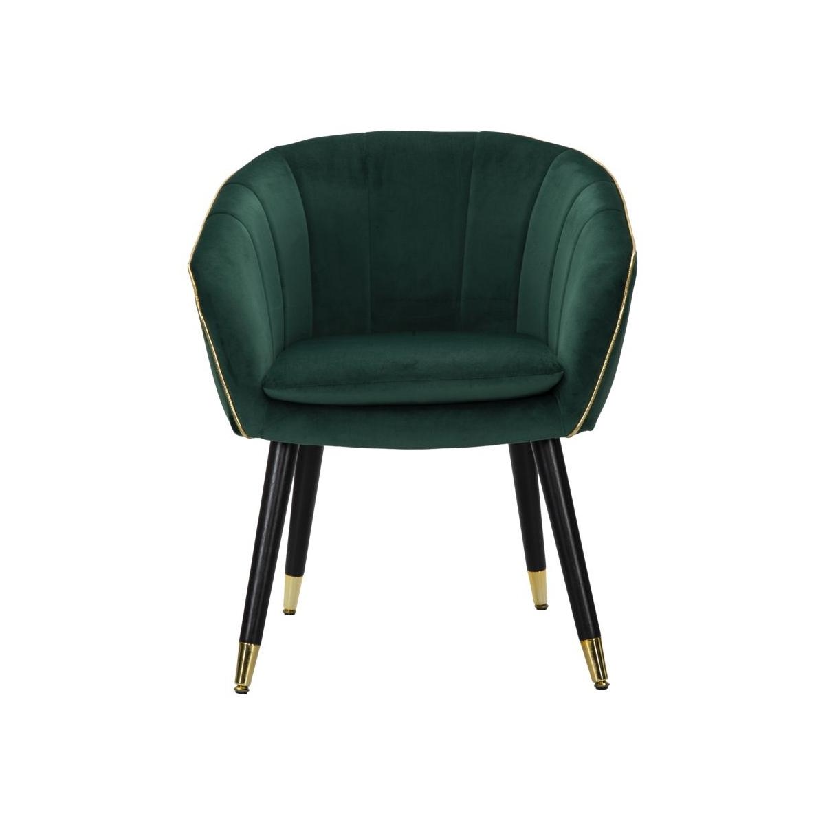 Poltrona Paris Verde/Gold cm.62x58x78 |Mauro Ferretti