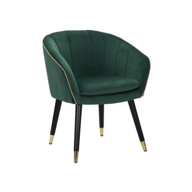Poltrona Paris Verde/Gold cm.62x58x78 |Mauro Ferretti