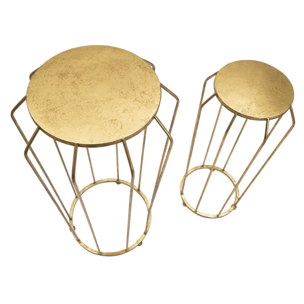 Tavolinetti Thing Coppia cm.Ø38x70-26,8x60 |Mauro Ferretti