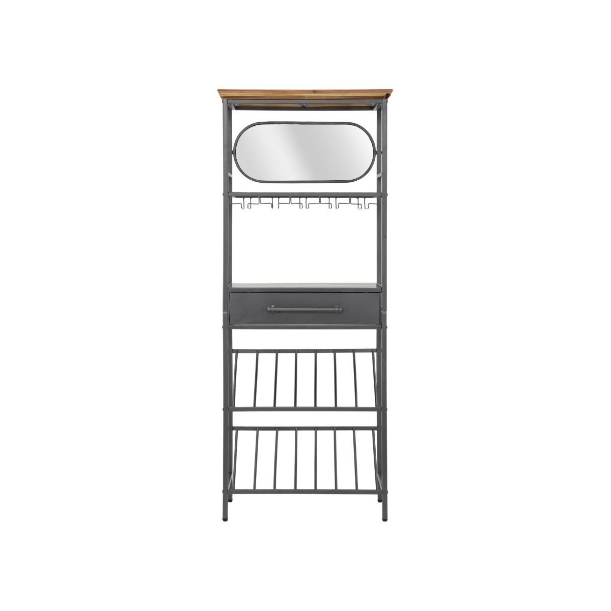 Mobile Porta Bottiglie Industry cm.68x37x165