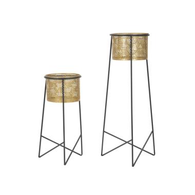 Porta Vasi Coppia Exy cm.Ø37x76-27x51 |Mauro Ferretti