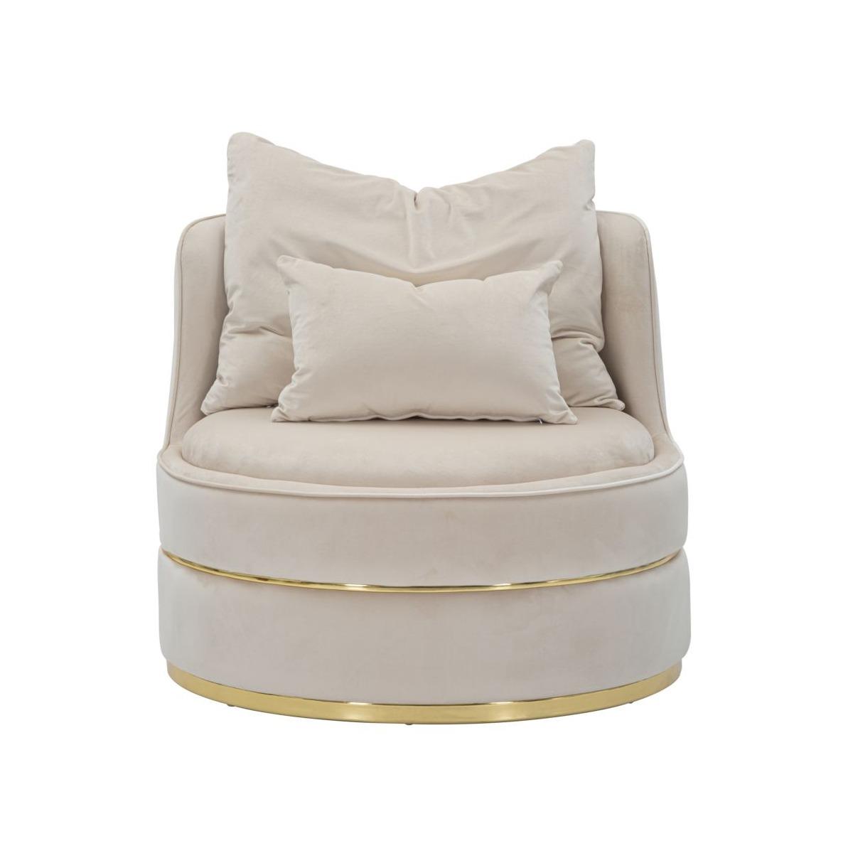 Poltrona paris space crema gold