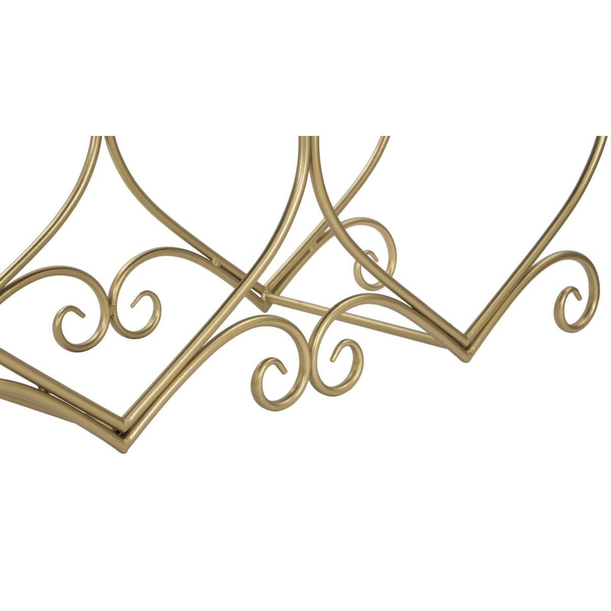 Panca Heart Crema cm.105x37,5x51,5 |Mauro Ferretti