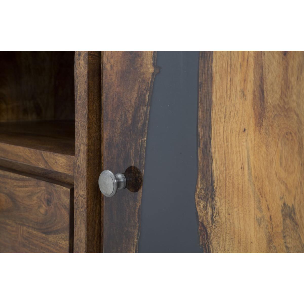 Porta Tv Mustang cm.175x40x60 Legno Di Acacia Nilotica |Mauro Ferretti