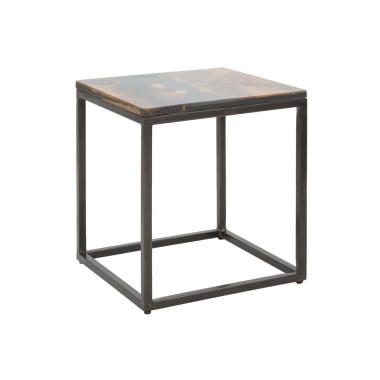 Tavolo Da Caffe' Mustang Quadrato cm.40x40x45 Legno Di Acacia Nilotica |Mauro Ferretti