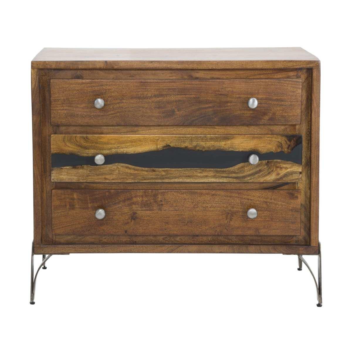 Como' Mustang cm.88x45x75 Legno Di Acacia Nilotica |Mauro Ferretti