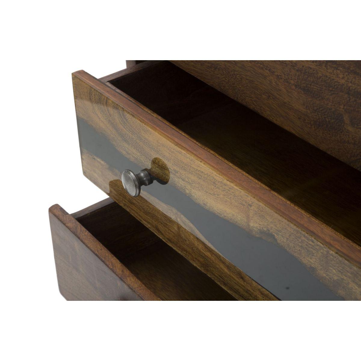 Como' Mustang cm.88x45x75 Legno Di Acacia Nilotica |Mauro Ferretti