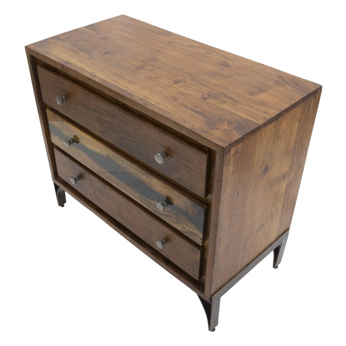 Como' Mustang cm.88x45x75 Legno Di Acacia Nilotica |Mauro Ferretti