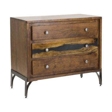 Como' Mustang cm.88x45x75 Legno Di Acacia Nilotica |Mauro Ferretti