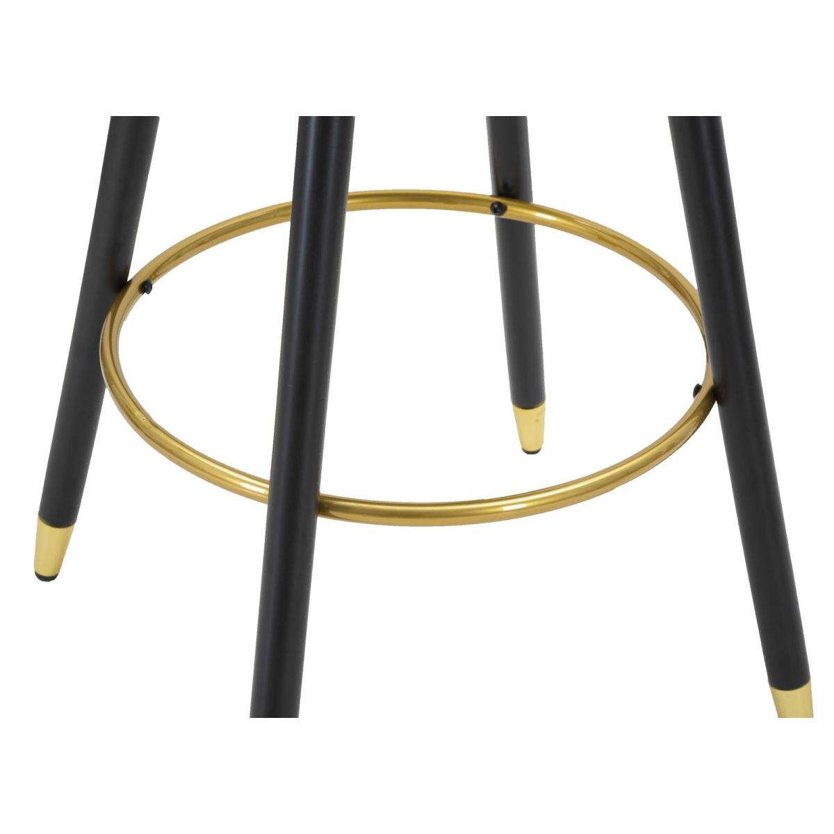 Sgabello Bar Prague Rosa cm.55x56x104 Altezza Seduta 80Cm |Mauro Ferretti