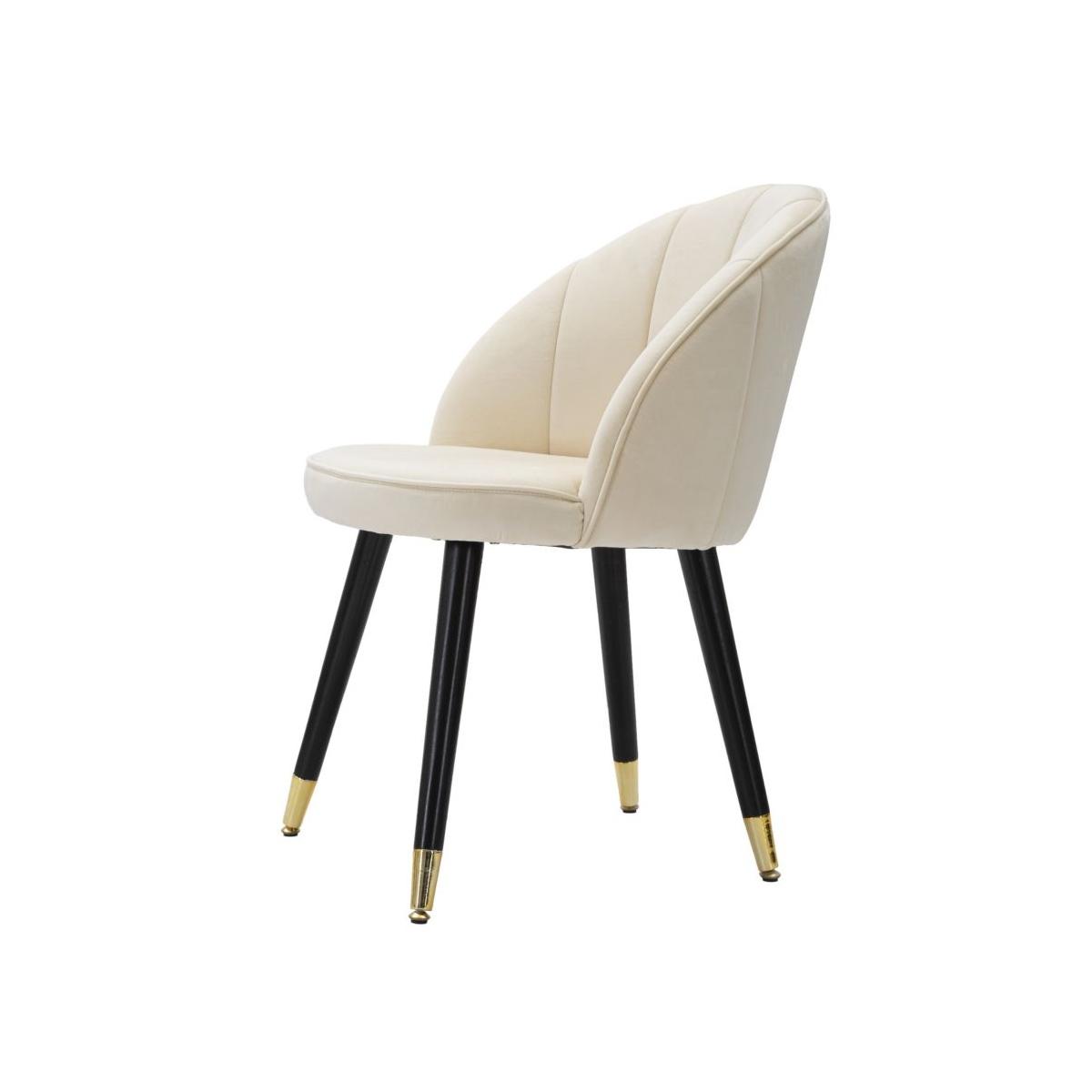 Sedia Loty Crema Cm 57x58x80 |Mauro Ferretti