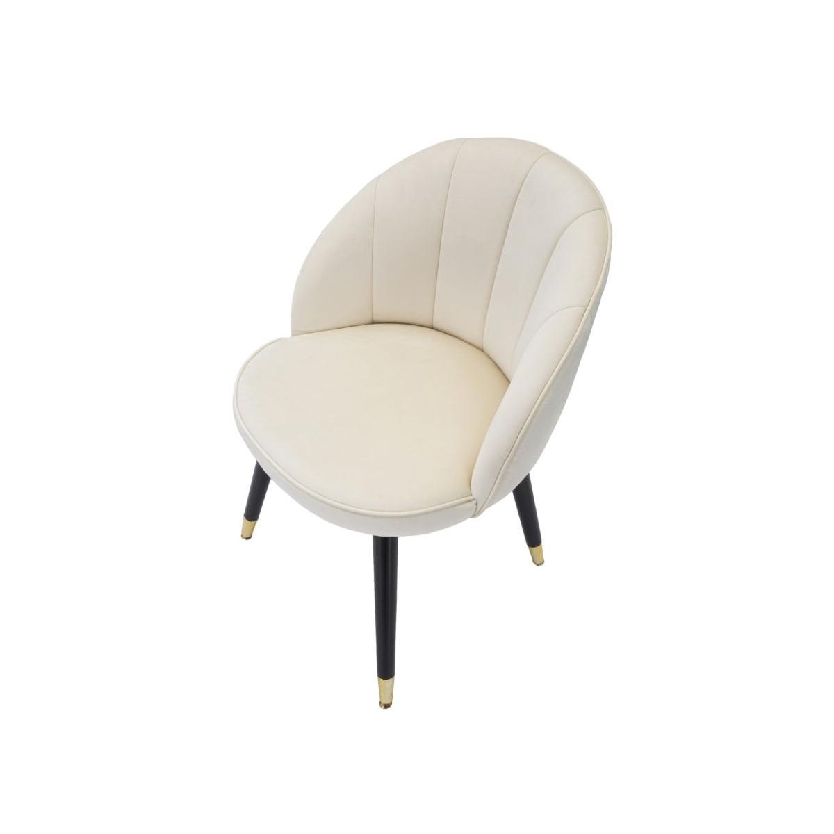 Sedia Loty Crema Cm 57x58x80 |Mauro Ferretti