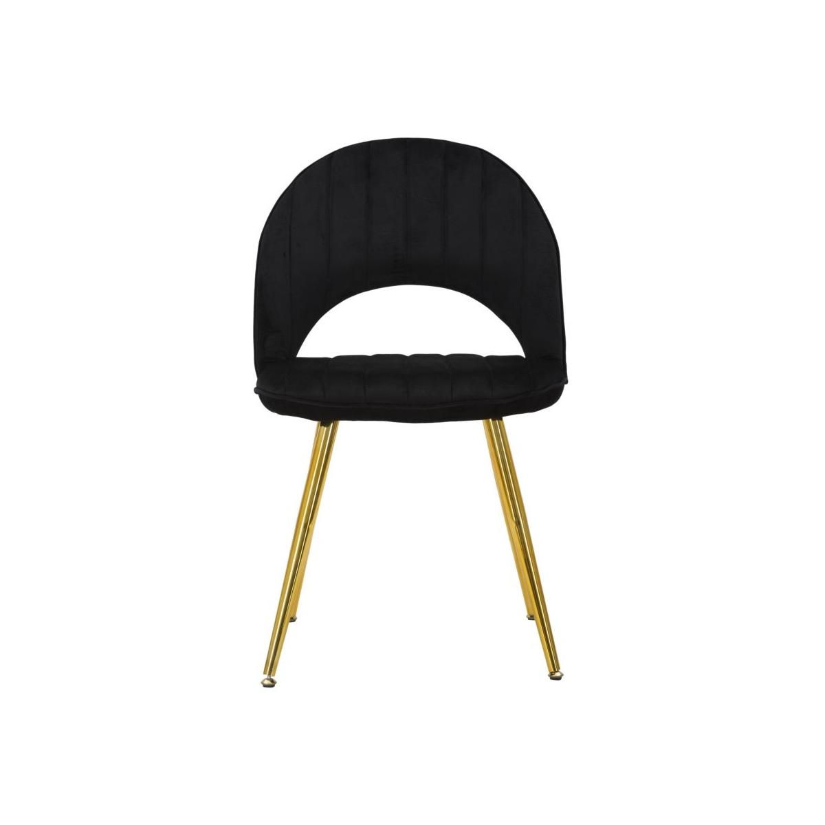 Sedia Flex Nera cm.52x48x78 Set 2Pz |Mauro Ferretti