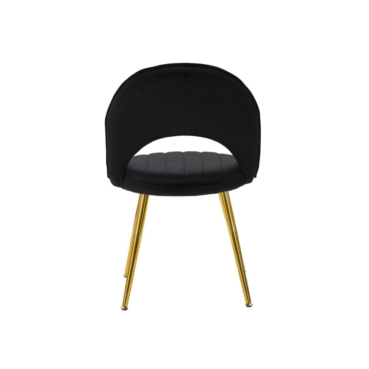 Sedia Flex Nera cm.52x48x78 Set 2Pz |Mauro Ferretti