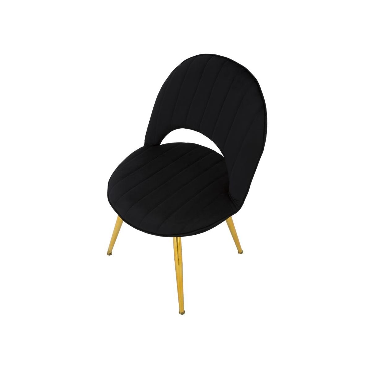 Sedia Flex Nera cm.52x48x78 Set 2Pz |Mauro Ferretti