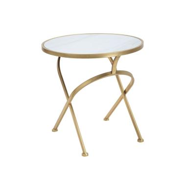 Tavolinetto Glam Mat cm.Ø50,5x50 |Mauro Ferretti