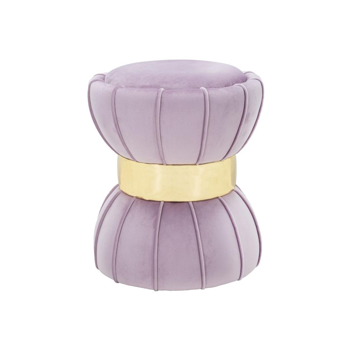 Sgabello Flower Rosa cm.Ø40x44 |Mauro Ferretti