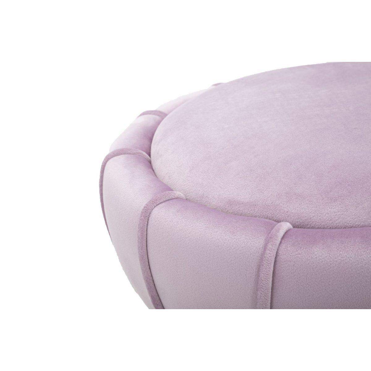 Sgabello Flower Rosa cm.Ø40x44 |Mauro Ferretti