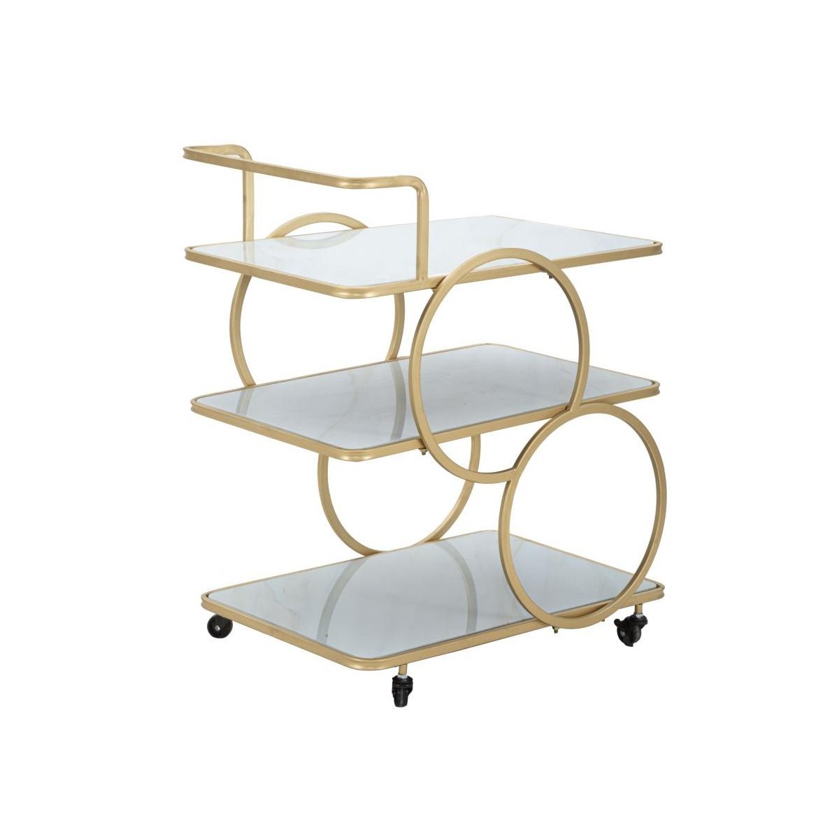 Carrello Marble Glass cm.64x46x79