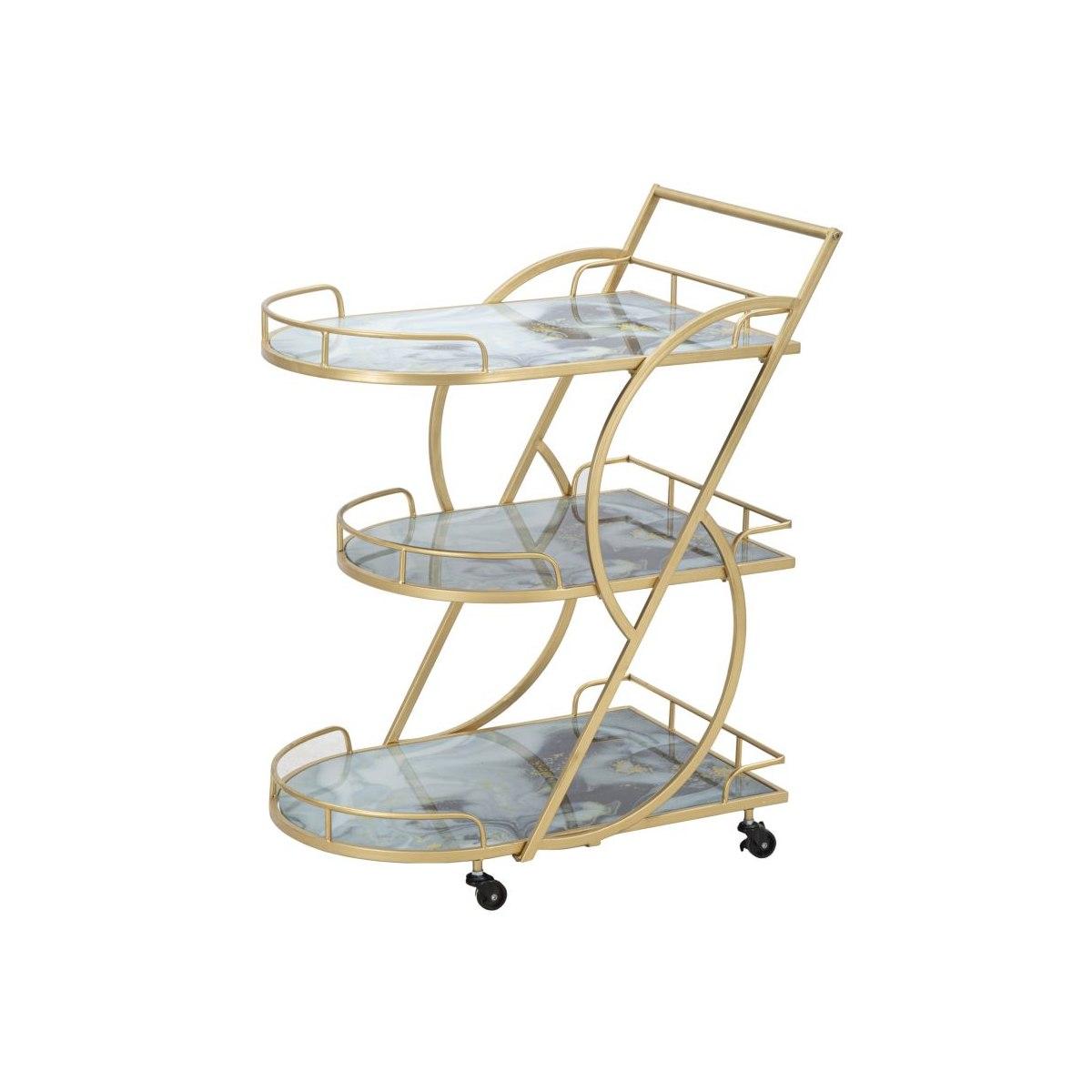 Carrello Marble Glass Mix cm.71x45,5x84,5