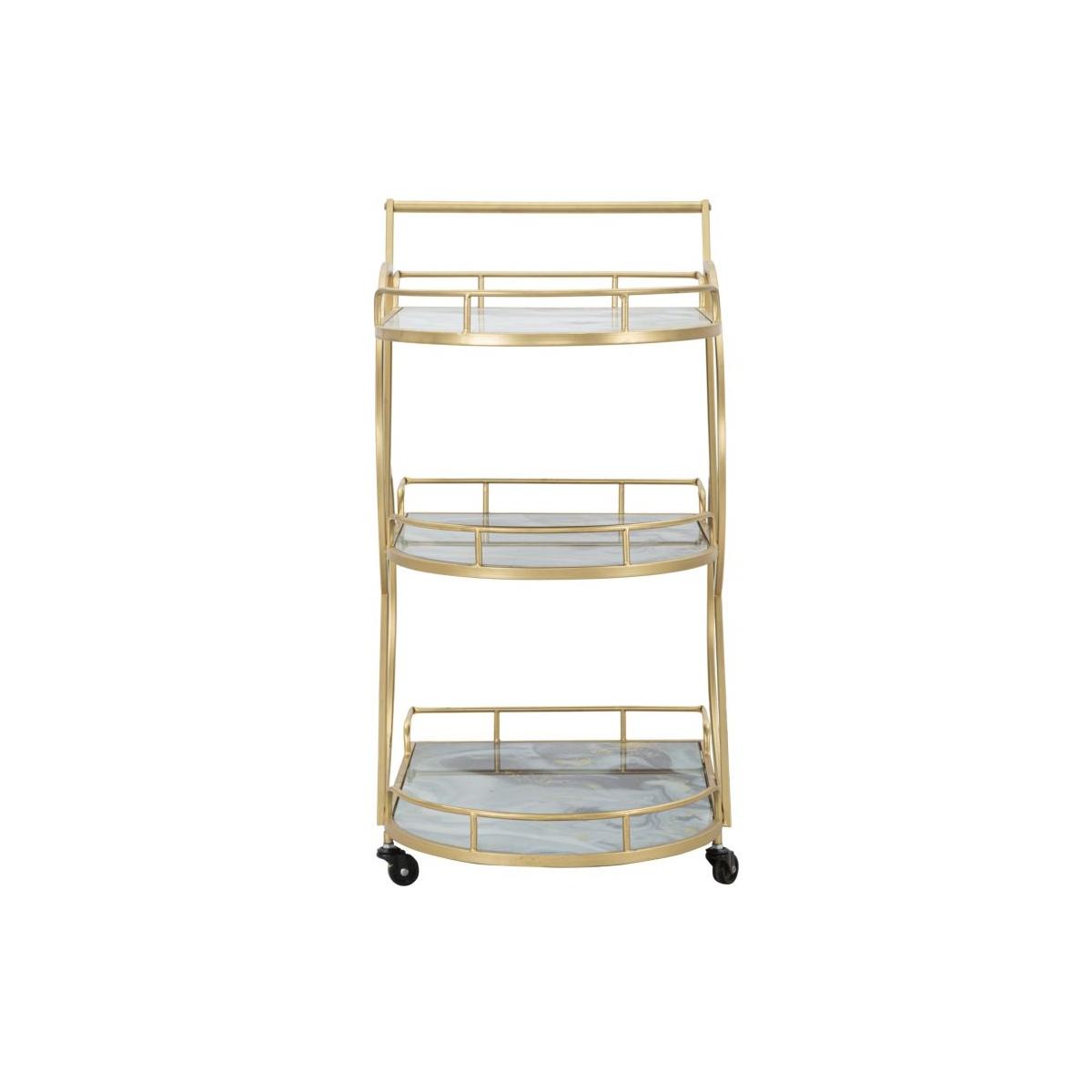 Carrello Marble Glass Mix cm.71x45,5x84,5
