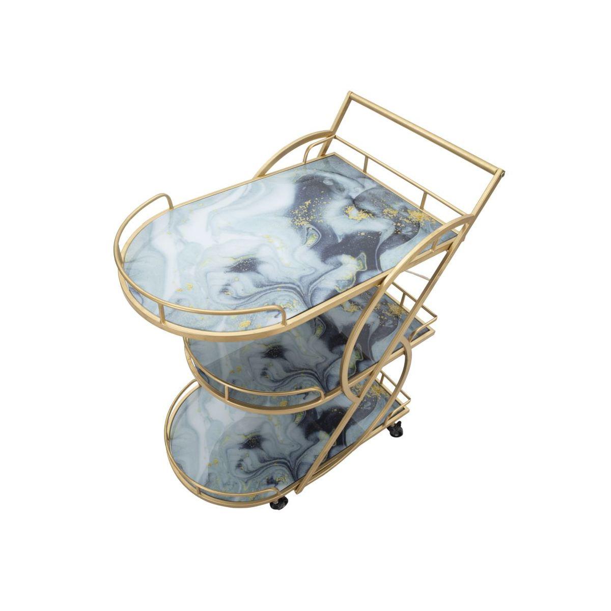 Carrello Marble Glass Mix cm.71x45,5x84,5