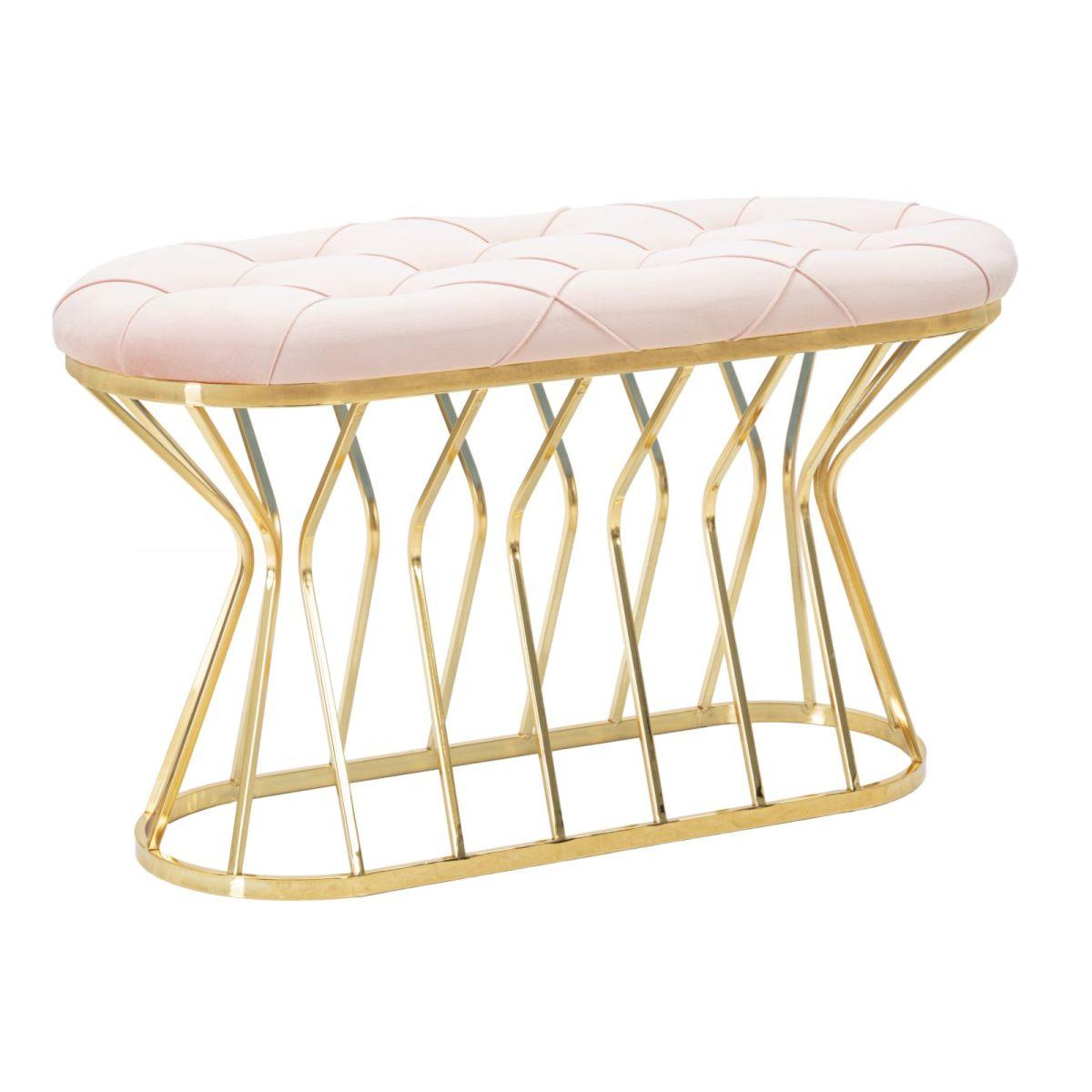 Panca Zig Rosa cm.91x38x52 |Mauro Ferretti