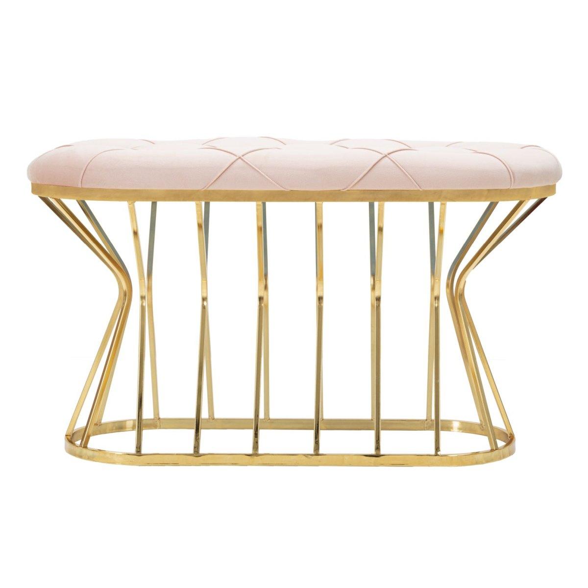 Panca Zig Rosa cm.91x38x52 |Mauro Ferretti