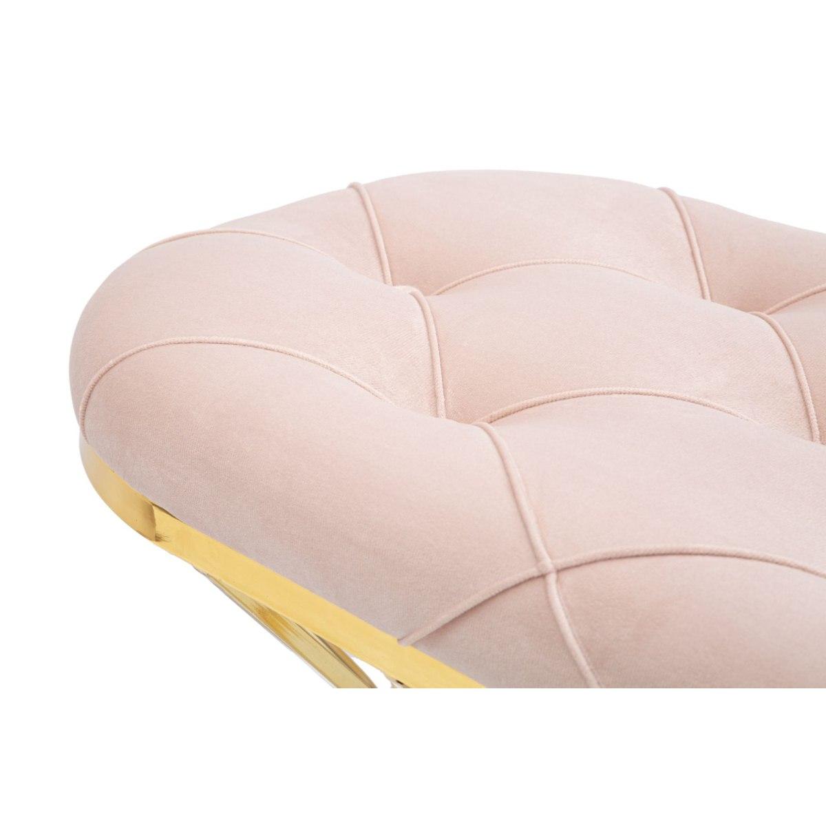 Panca Zig Rosa cm.91x38x52 |Mauro Ferretti