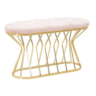 Panca Zig Rosa cm.91x38x52 |Mauro Ferretti