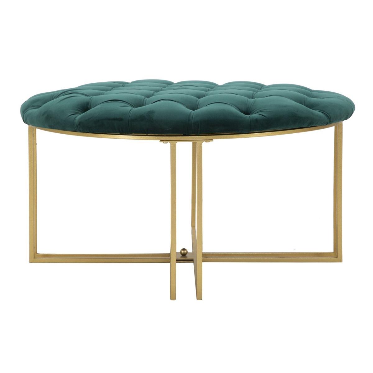 Pouf x Verde cm.Ø90x49 |Mauro Ferretti