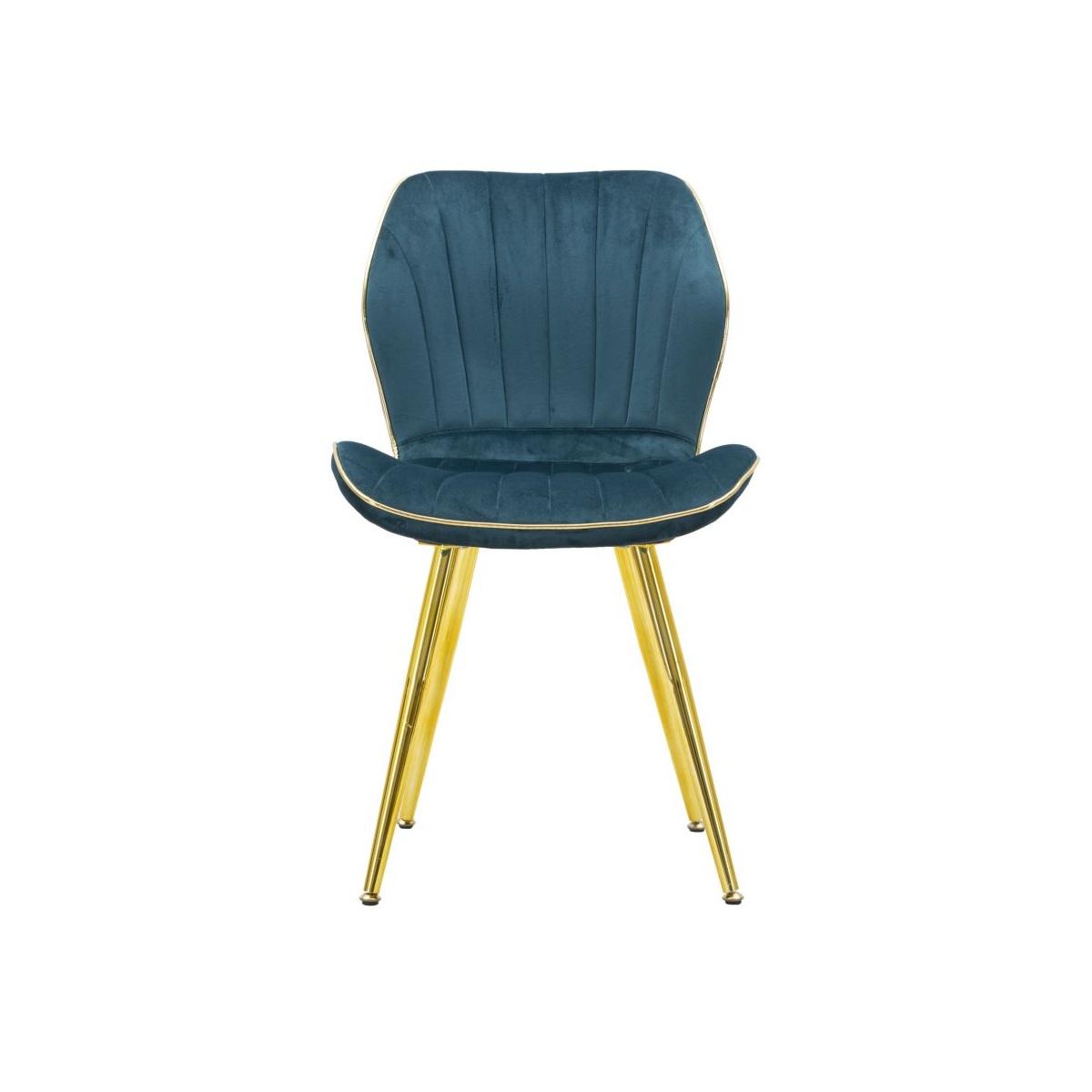 Sedia Paris Space Ottanio/Gold Set 2 Pz cm.46x58x77 |Mauro Ferretti