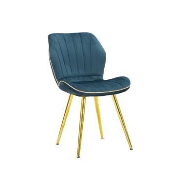 Sedia Paris Space Ottanio/Gold Set 2 Pz cm.46x58x77 |Mauro Ferretti