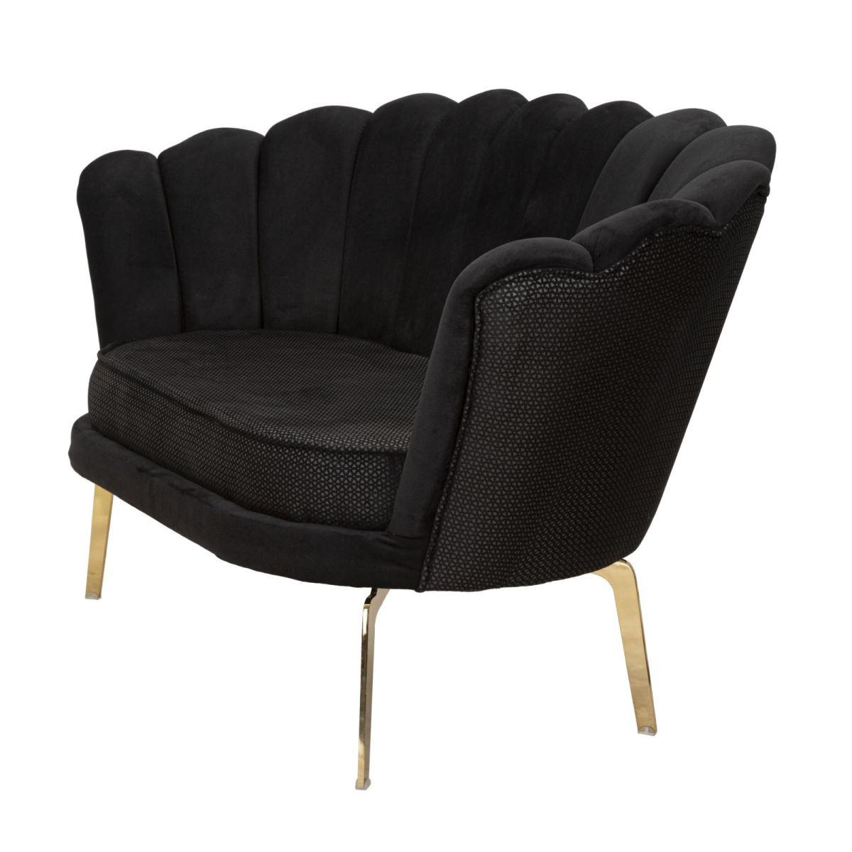 Divano Vienna Plus Nero cm.136x76x78