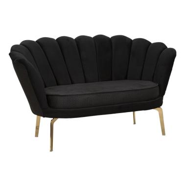 Divano Vienna Plus Nero cm.136x76x78