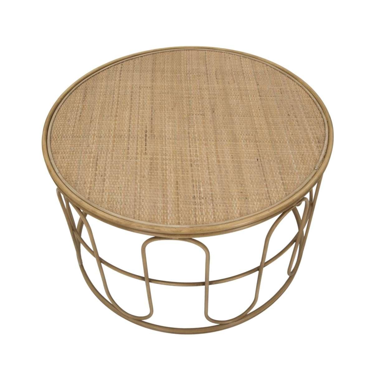 Tavolo Da Caffe' Samui cm.Ø80x50 |Mauro Ferretti