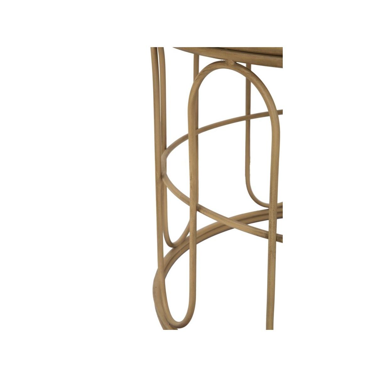 Tavolo Da Caffe' Samui cm.Ø80x50 |Mauro Ferretti