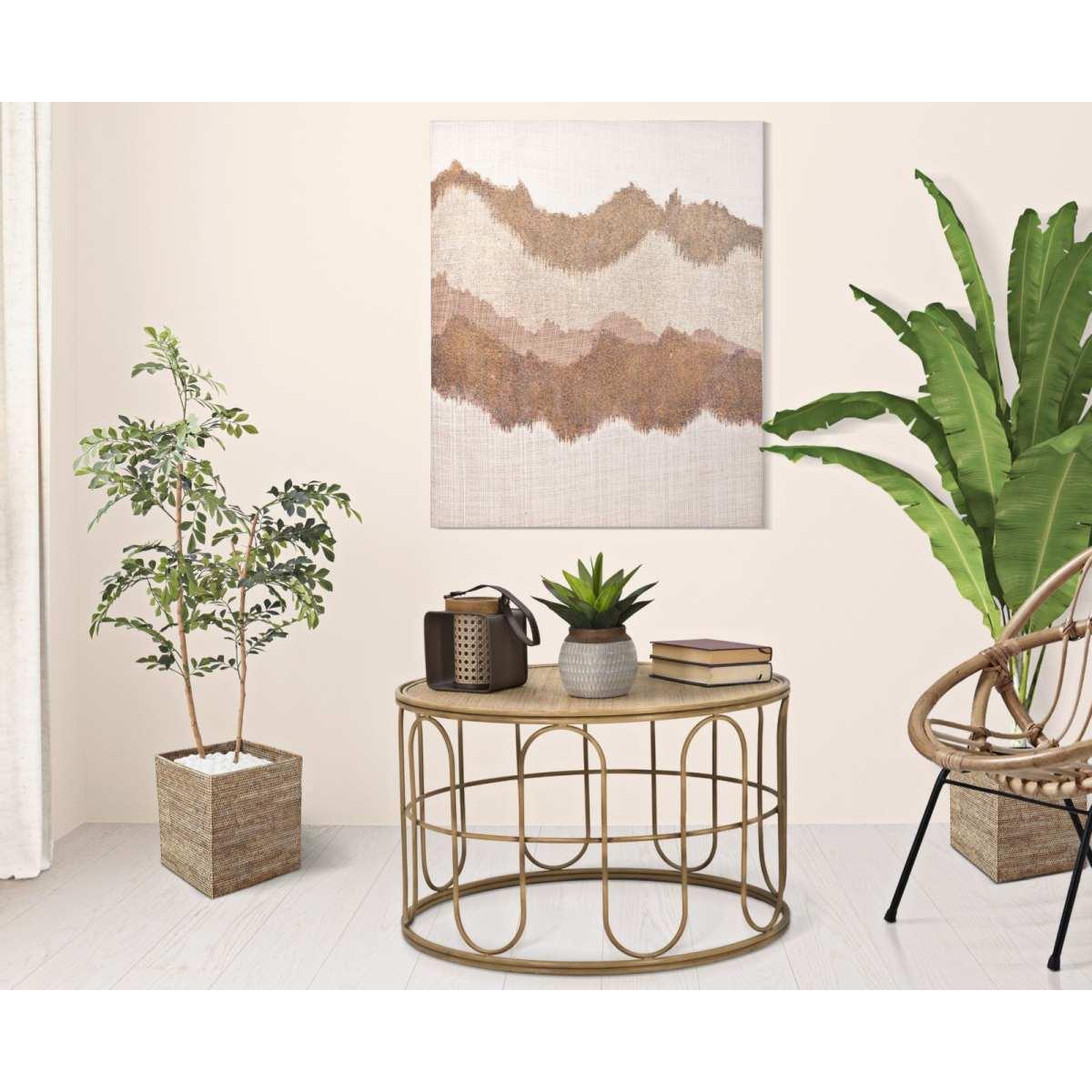 Tavolo Da Caffe' Samui cm.Ø80x50 |Mauro Ferretti