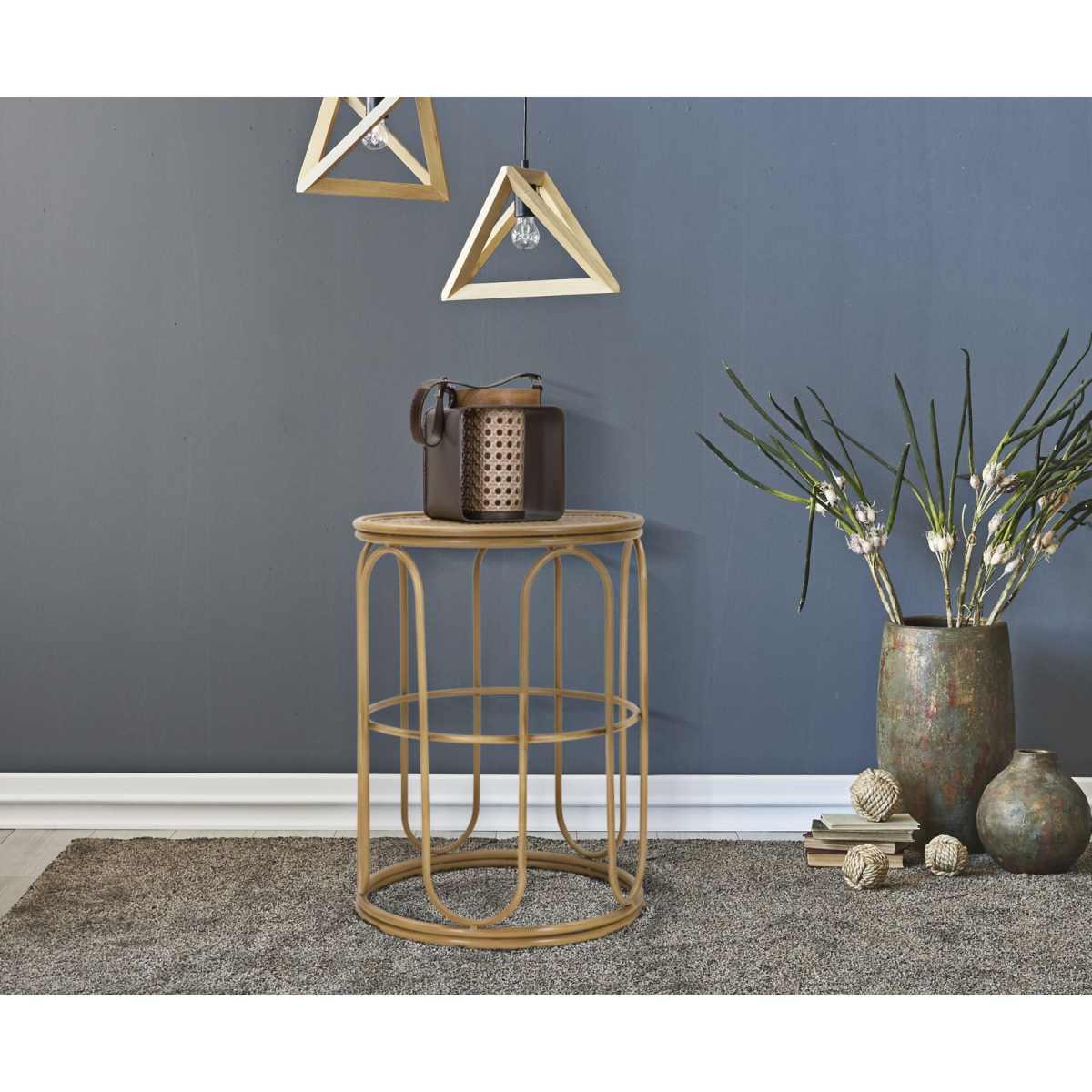 Tavolinetto Samui cm.Ø40x55 |Mauro Ferretti