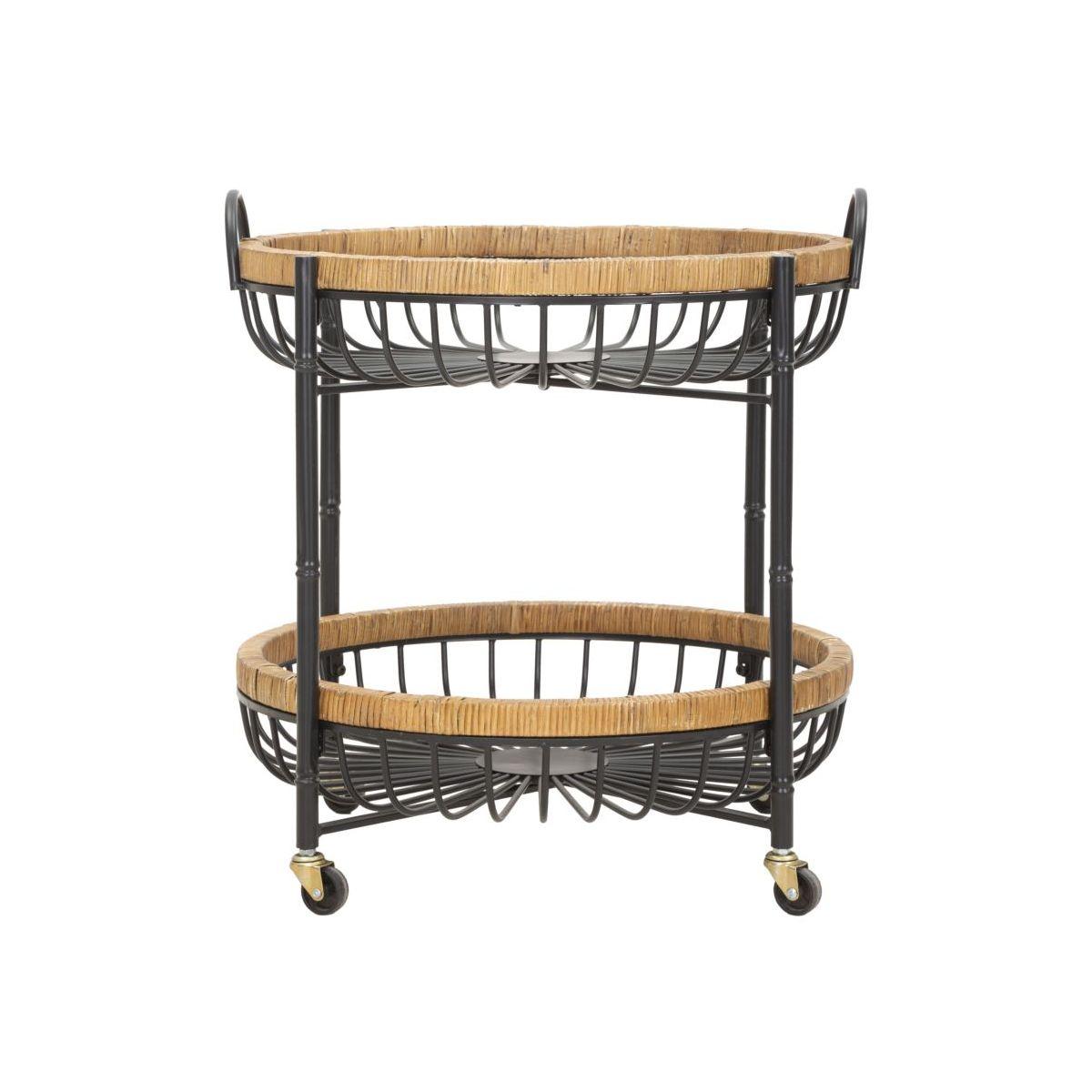Carrello Con Doppio Cestino Cebu Con Ruote cm.57x55,5x62,5