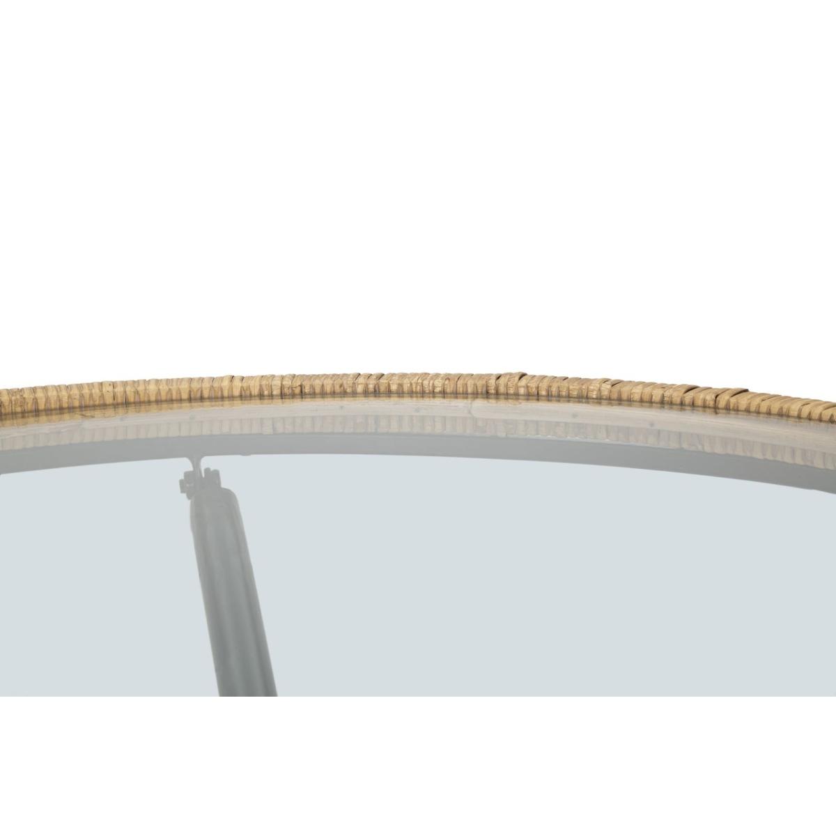 Tavolo Da Caffe' Saint Barth Rotondo cm.Ø80x46,5 |Mauro Ferretti