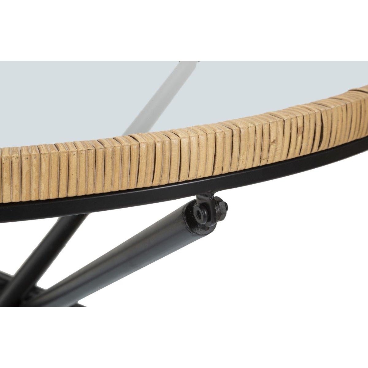 Tavolo Da Caffe' Saint Barth Rotondo cm.Ø80x46,5 |Mauro Ferretti