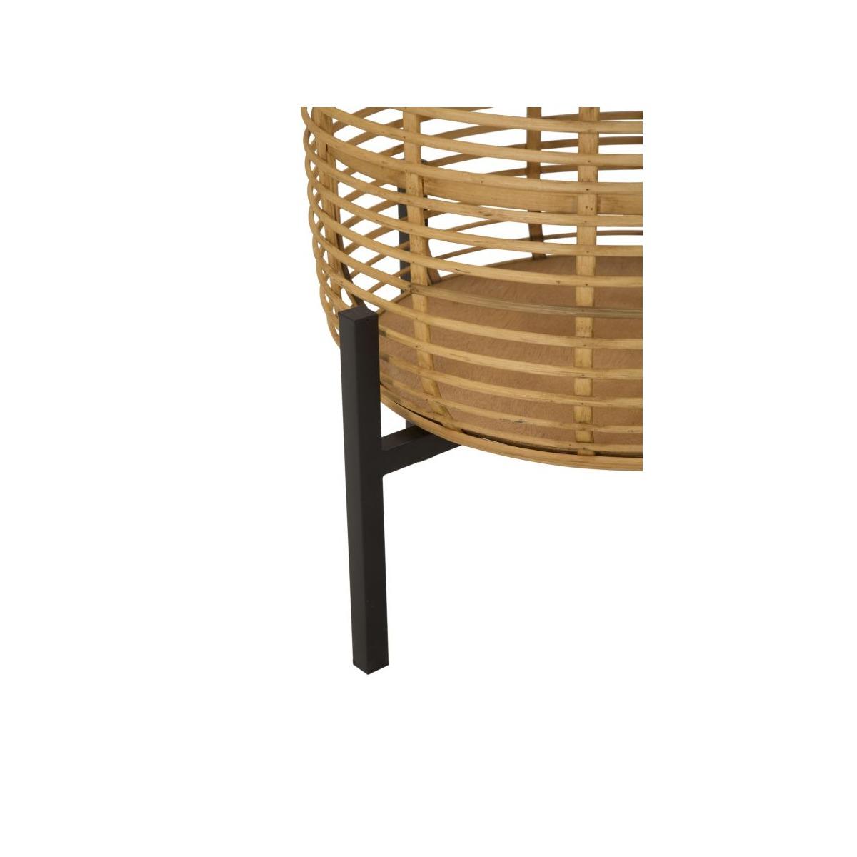 Porta Vasi Rattan Coppia cm.Ø41x47-33x39 |Mauro Ferretti