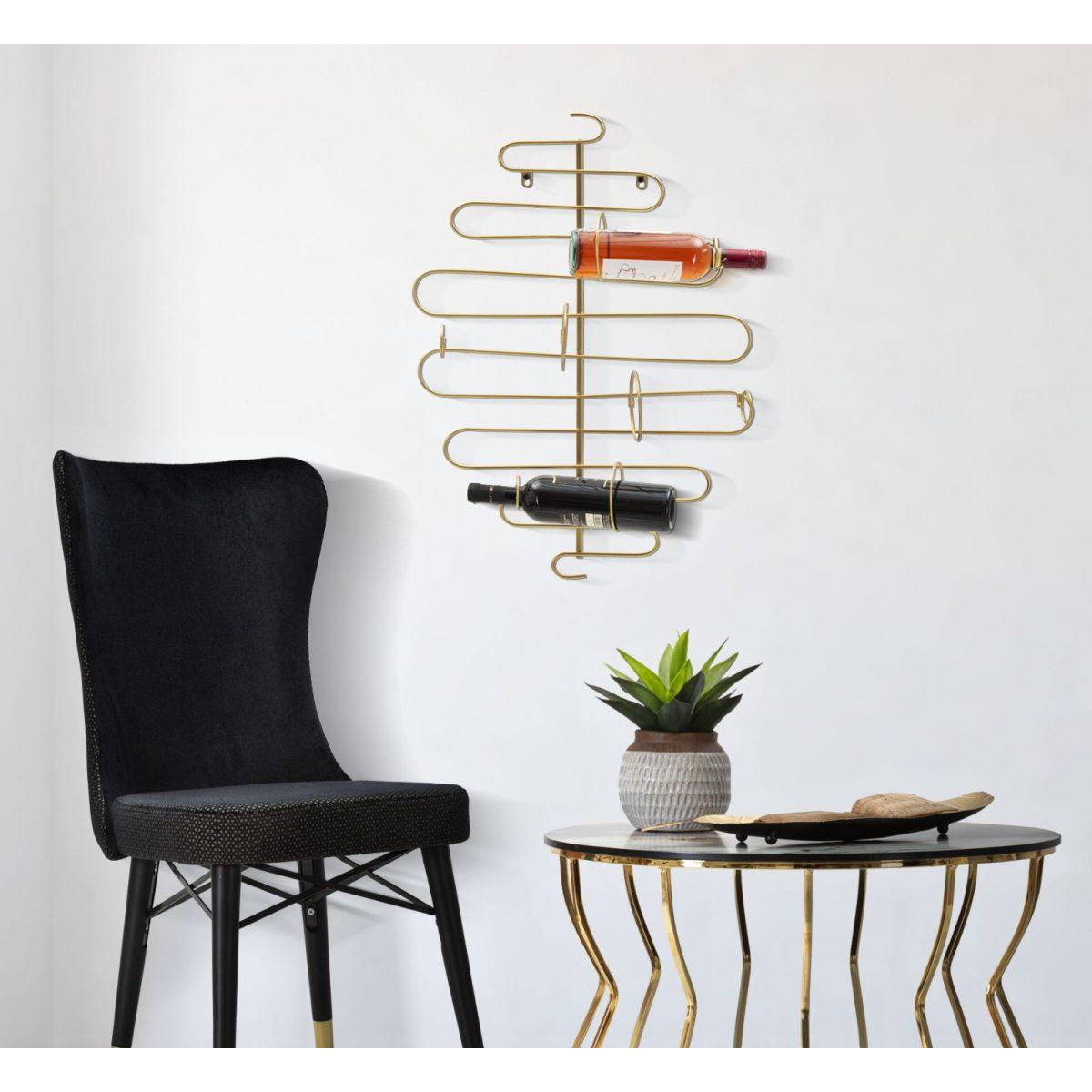 Porta Bottiglie Da Muro Alid cm.53x13x72 |Mauro Ferretti