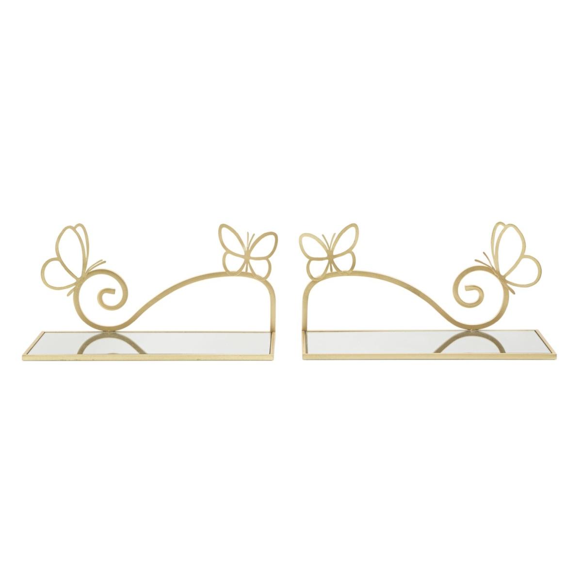 Comodino Mensola Butterfly Coppia cm.41,5x18x21